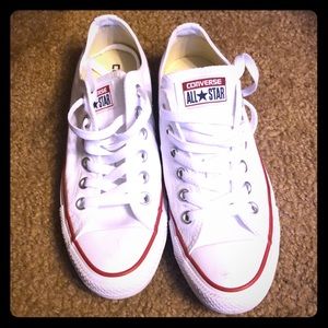 Converse white shoes